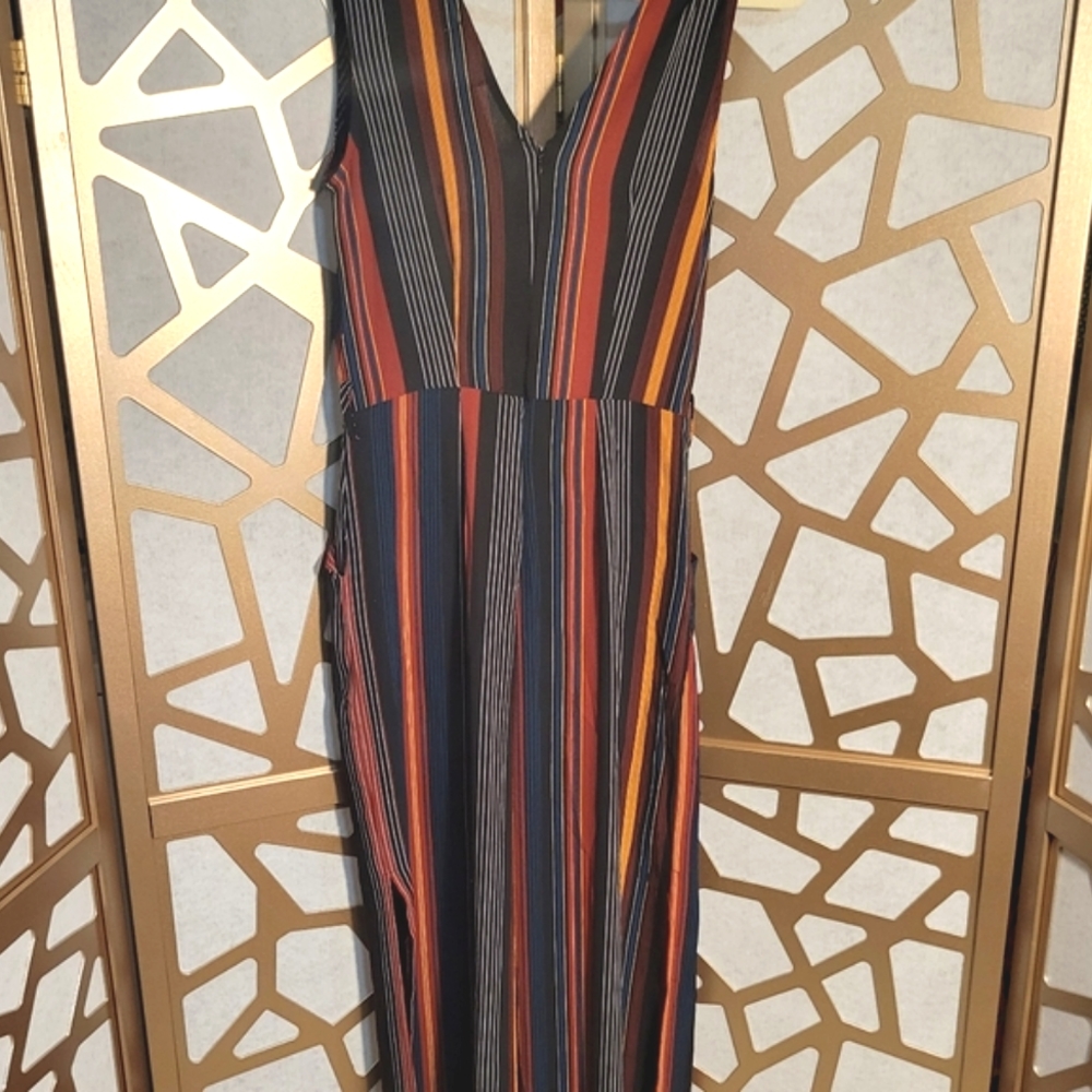NWOT MONTEAU Stripe Jumpsuit With Pockets - Picture 10 of 13